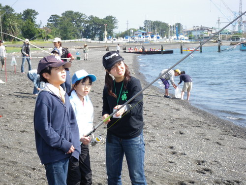 環境釣り教室始まりました。　藤ヶ丘小学校_f0175450_19554762.jpg