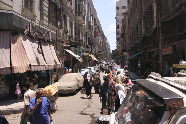 バスから撮ったエジプトの街並み ｄｅｃｅｍｂｅｒ ｓｋｙ