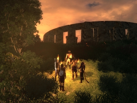 OBLIVION: 建築物MOD Stonehenge 新しく作ったmpcのコンパニオン_a0056168_21294944.jpg