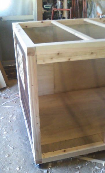 木製犬小屋 焼杉使用 ウッドショップ100 /犬小屋 950