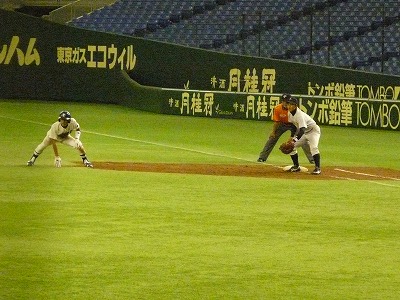 大学野球選手権 2回戦 九州共立大対東洋大_b0166128_2141535.jpg