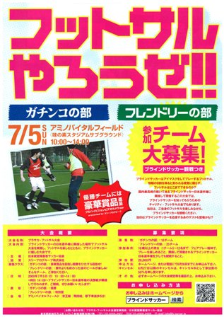 ブラインドサッカー日本選手権_c0155446_1846493.jpg