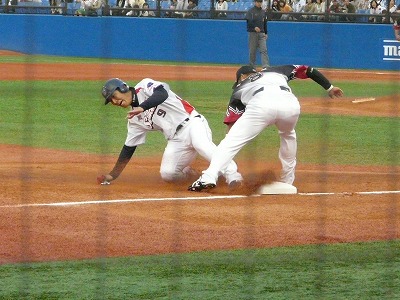 6月17日 交流戦 マリーンズ対スワローズ_b0166128_1165272.jpg