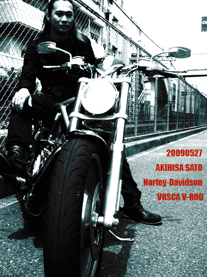 佐藤章央 ＆ Harley-Davidson VRSCA V-ROD_f0203027_11182663.jpg