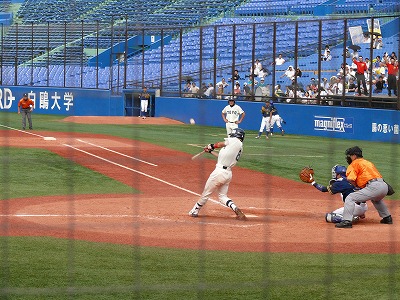大学野球選手権 準々決勝 創価大対東洋大~こんなに好きだったのね_b0166128_15105419.jpg