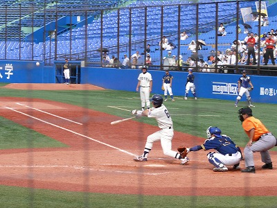 大学野球選手権 準々決勝 創価大対東洋大~こんなに好きだったのね_b0166128_1511867.jpg