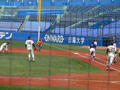 大学野球選手権 準々決勝 創価大対東洋大~こんなに好きだったのね_b0166128_1522391.jpg