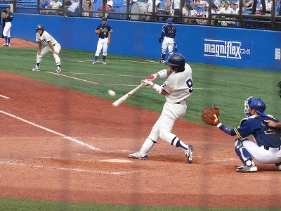 大学野球選手権 準々決勝 創価大対東洋大~こんなに好きだったのね_b0166128_1595316.jpg