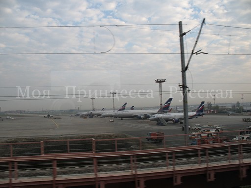 モスクワの朝　アエロエクスプレス（シェレメチェヴォ空港線）の車窓から_a0094770_1054823.jpg