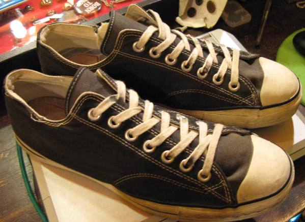 ７０’Ｓ　コンバース　コーチ　BLACK LOW ！！サイズ９ハーフ！_c0144020_14542270.jpg