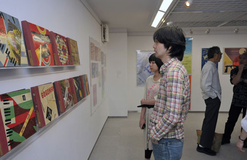 お天気に恵まれたマックス・フーバー展のパーティー_f0171840_1233648.jpg