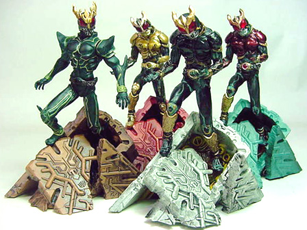 S.I.C. 匠魂 アーカイブス 4個 ハカイダー、クウガ、イナズマン、1号 S.I.C.シリーズ ARCHIVES | 魂ウェブ