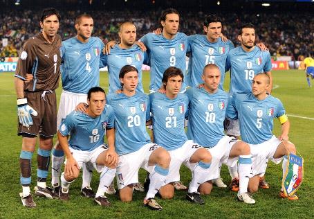 コンフェデレーションズカップ２００９ イタリアvsブラジル Forza Pirlo