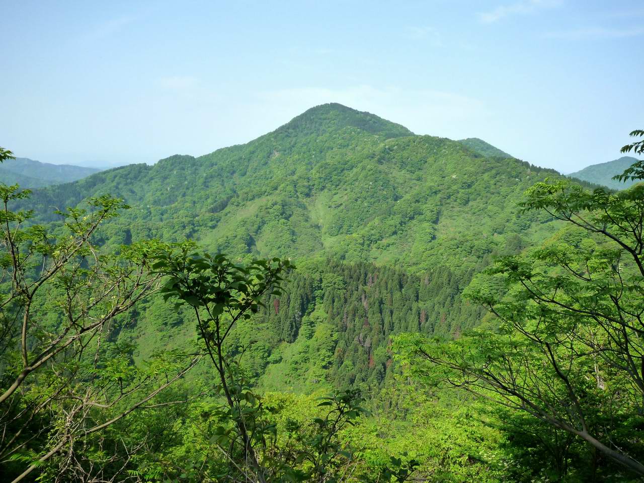 湖北に静かに横たわる花と滝の山－横山岳_e0110500_1453081.jpg