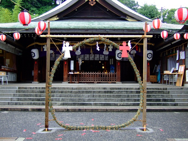 比治山神社の夏越祭・茅の輪くぐり_f0029441_11362157.jpg