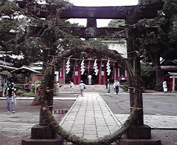 品川神社・茅の輪_a0061057_0203634.jpg