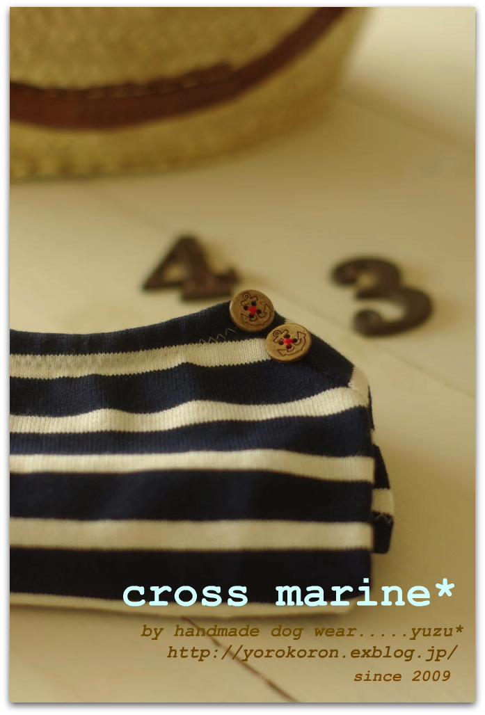 新作　cross marine*　オーダー準備中。。。_b0186723_18332532.jpg