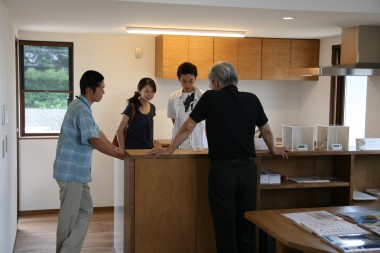 オープンハウス & 地鎮祭 & いい顔再会☆_e0029115_1111018.jpg