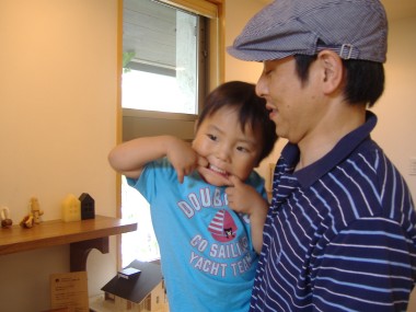 オープンハウス & 地鎮祭 & いい顔再会☆_e0029115_124438100.jpg