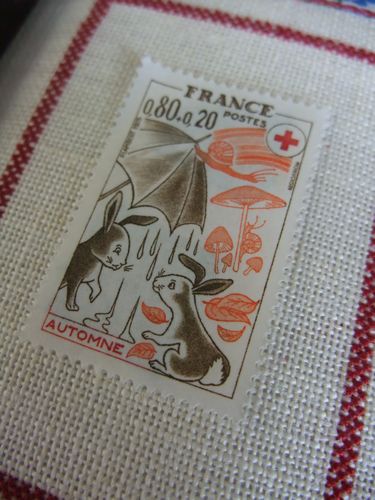 ウサギの切手_d0148729_21171189.jpg
