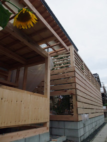 ｢一宮の家｣鳥小屋設置_b0179213_18361024.jpg