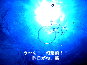 ナイスダイバー誕生!_f0144385_0122584.jpg