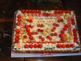 Happy wedding♪_e0148776_16244034.jpg