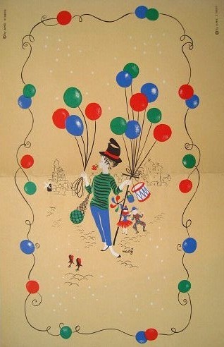 パッケージングイラスト サーカス編 友くんのパリ蚤の市散歩 パッケージングイラスト サーカス編 友くんのパリ蚤の市散歩