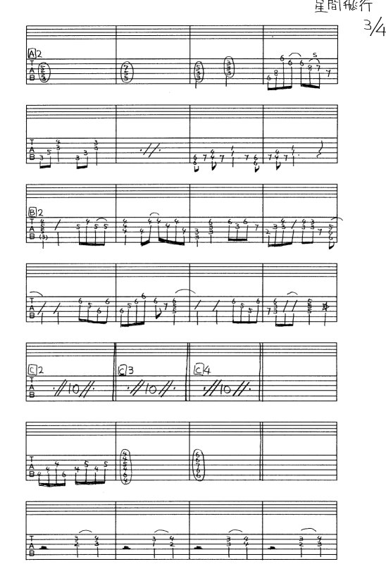 tab譜 ピストルズ「Seventeen」ギターコード&Tab譜 | ギタージャム