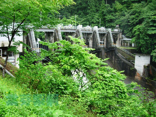 九尾(つづらお)ダム（奈良県吉野郡天川村九尾）　2008年6月22日_e0178757_043453.jpg