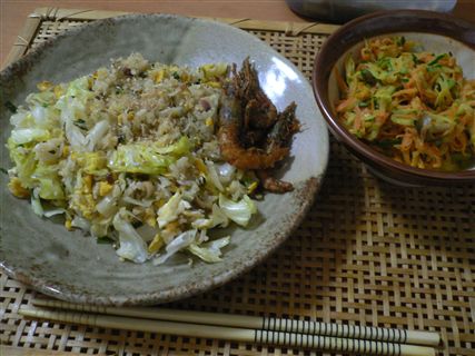 梅雨明け前の食卓。_f0001378_185513.jpg