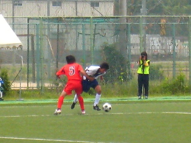 [野洲高校ｻｯｶｰ部観戦記]近畿高校サッカー選手権大会１回戦対初芝橋本@野洲高G_d0121300_2219610.jpg