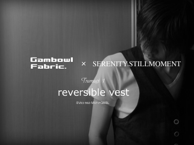 \"Tsumugi1\"　 Reversible vest_e0113420_1525227.jpg