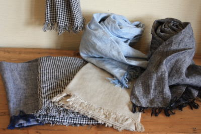 linen　scarf_c0118809_23343948.jpg