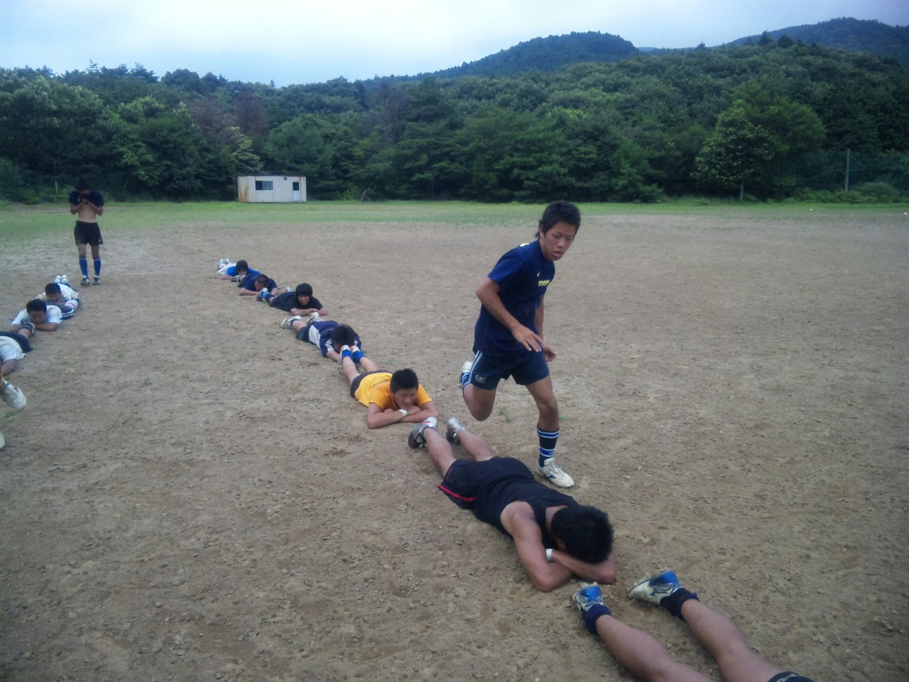 片足ジャンプ サイドステップ 高知中央高校ラグビー部 Samguys ラグビー魂
