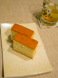 ふわっ、しゅわっの・・・シフォン風カステラ。_f0177295_13222665.jpg