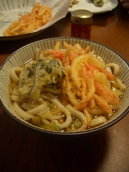 かき揚げうどん（温）_e0013727_18451262.jpg