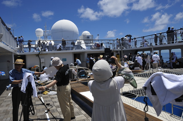 2009年7月22日 硫黄島沖皆既日食・当日の様子_b0102780_7103444.jpg