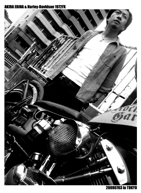蛯名 彰 & Harley-Davidson 1972FX(20090703)_f0203027_11522312.jpg