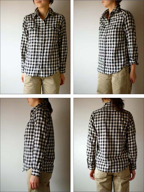 orslow [オアスロウ] Block CHECK shirts lady\'s _f0051306_18365786.jpg