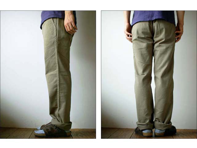 Sanca [サンカ] HERRINGBONE MILITARY PANTS_f0051306_18461270.jpg