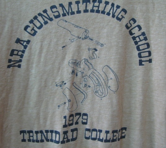 8月1日(土）入荷！79年製　NRA GUNSMITHING　SCHOOL リンガーTシャツ！_c0144020_13303441.jpg