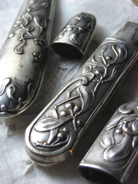 ニードルケース　針収納ケース　針筒【アンティーク】木製 (541) ニードルケース 針収納ケース 針筒【アンティーク】木製 (541)