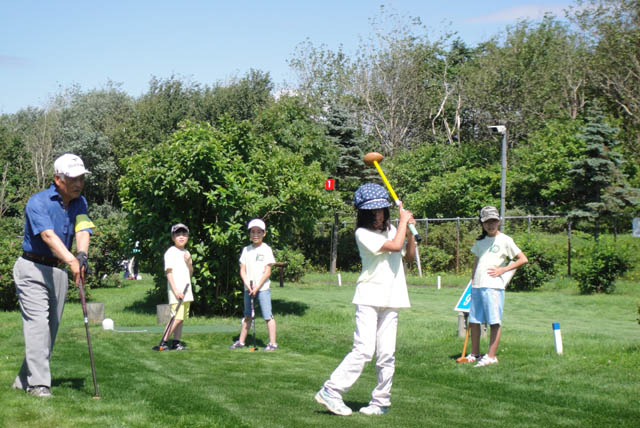 小学生対抗パークゴルフ大会開催_e0145841_8582434.jpg