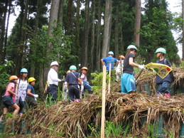 越前里地里山チャレンジ隊2009を開催しました_e0061225_13283265.jpg