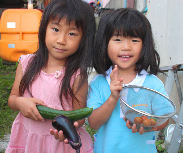 花火と野菜と孫娘・・・・・白髭_d0138130_8384644.jpg