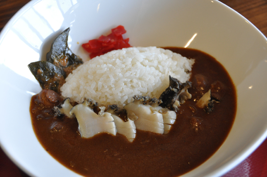 肉がないからアワビカレー！_e0171573_21164899.jpg