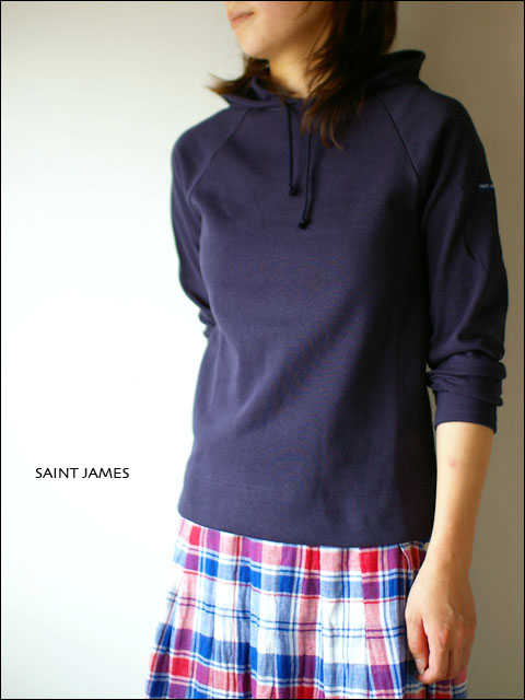 SAINT JAMES [セントジェームス]ウエッソン生地パーカーラグランスリーブ_f0051306_14403235.jpg