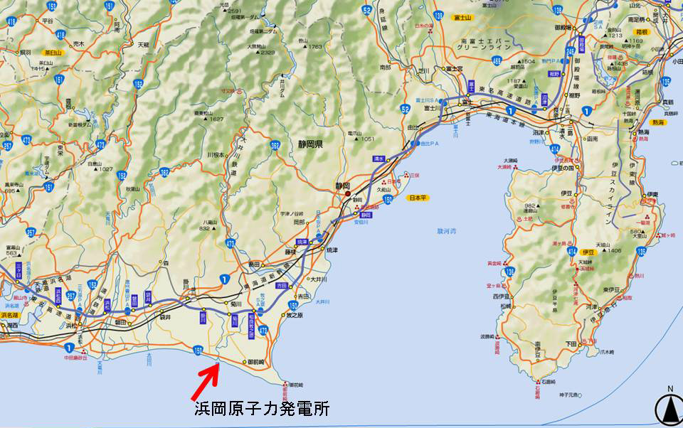 静岡県の地震と中部電力浜岡原子力発電所_e0186490_11362675.jpg