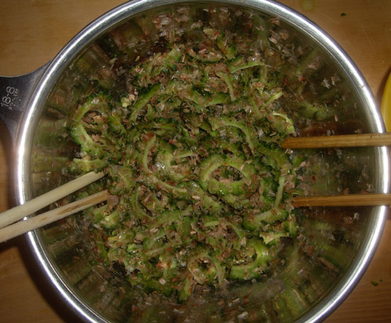 ゴーヤーの酢の物_a0136293_15131078.jpg